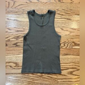 green brandy tank top